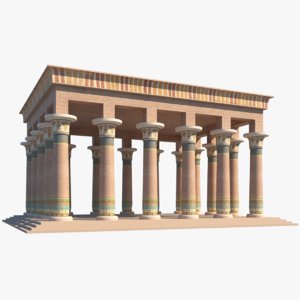 Temple Cinema 4d Models For Download Turbosquid