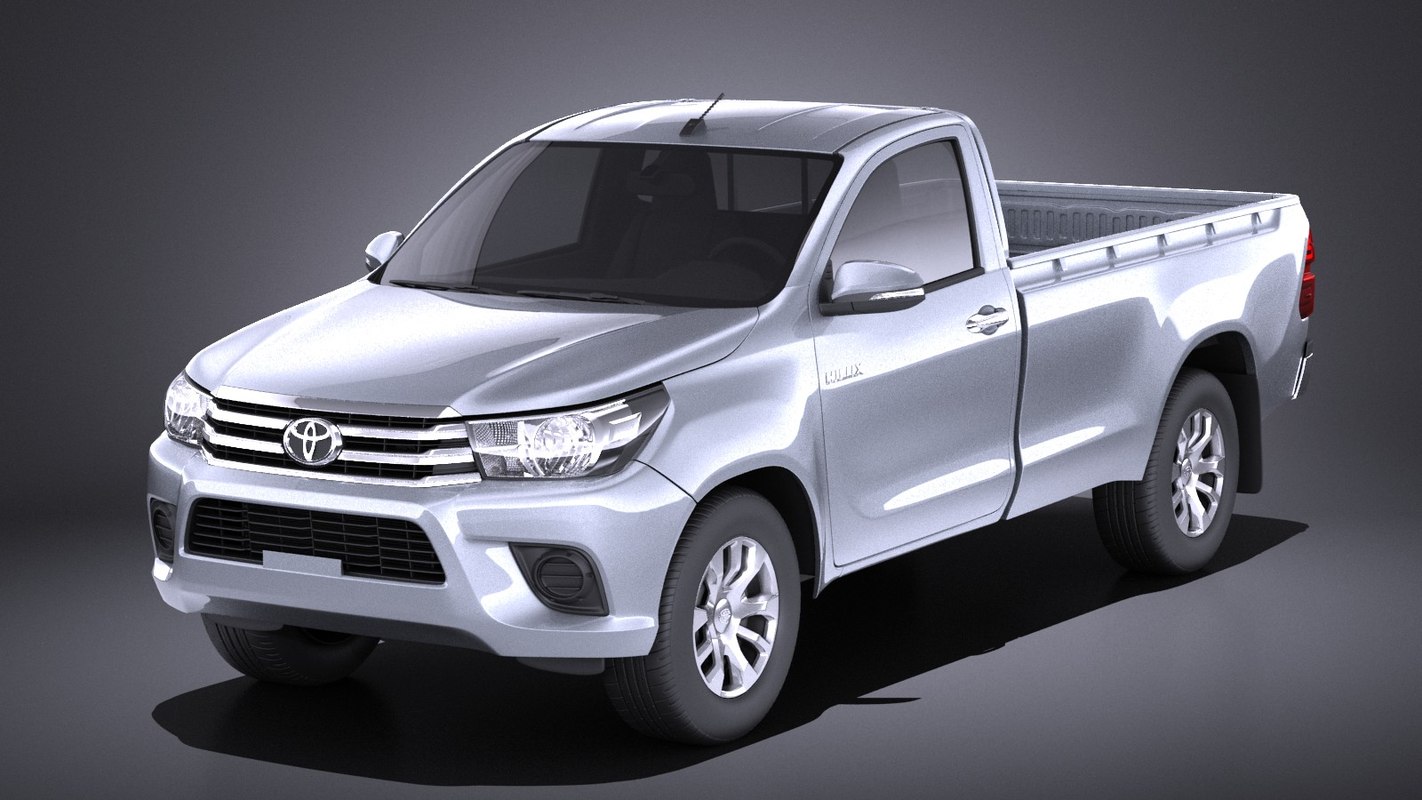 3d Model Toyota Single Cab Turbosquid 1253017