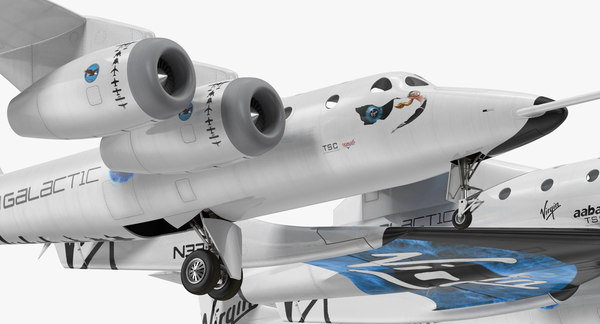 3D Virgin Galactic Spaceshiptwo TurboSquid 1253442