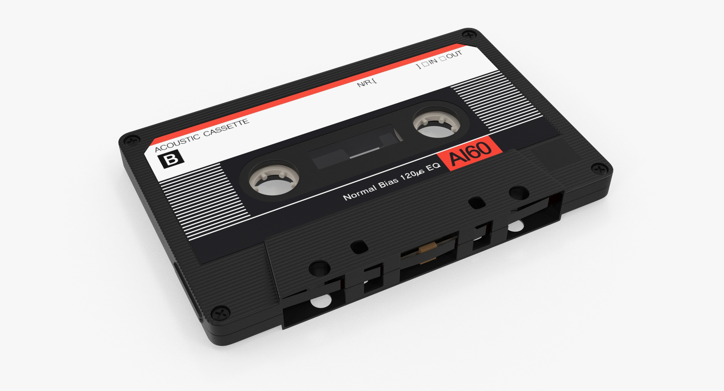 3D cassette tape model - TurboSquid 1253310