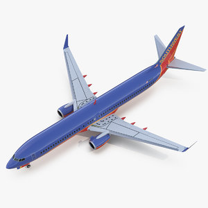 3D boeing 737-900 er southwest