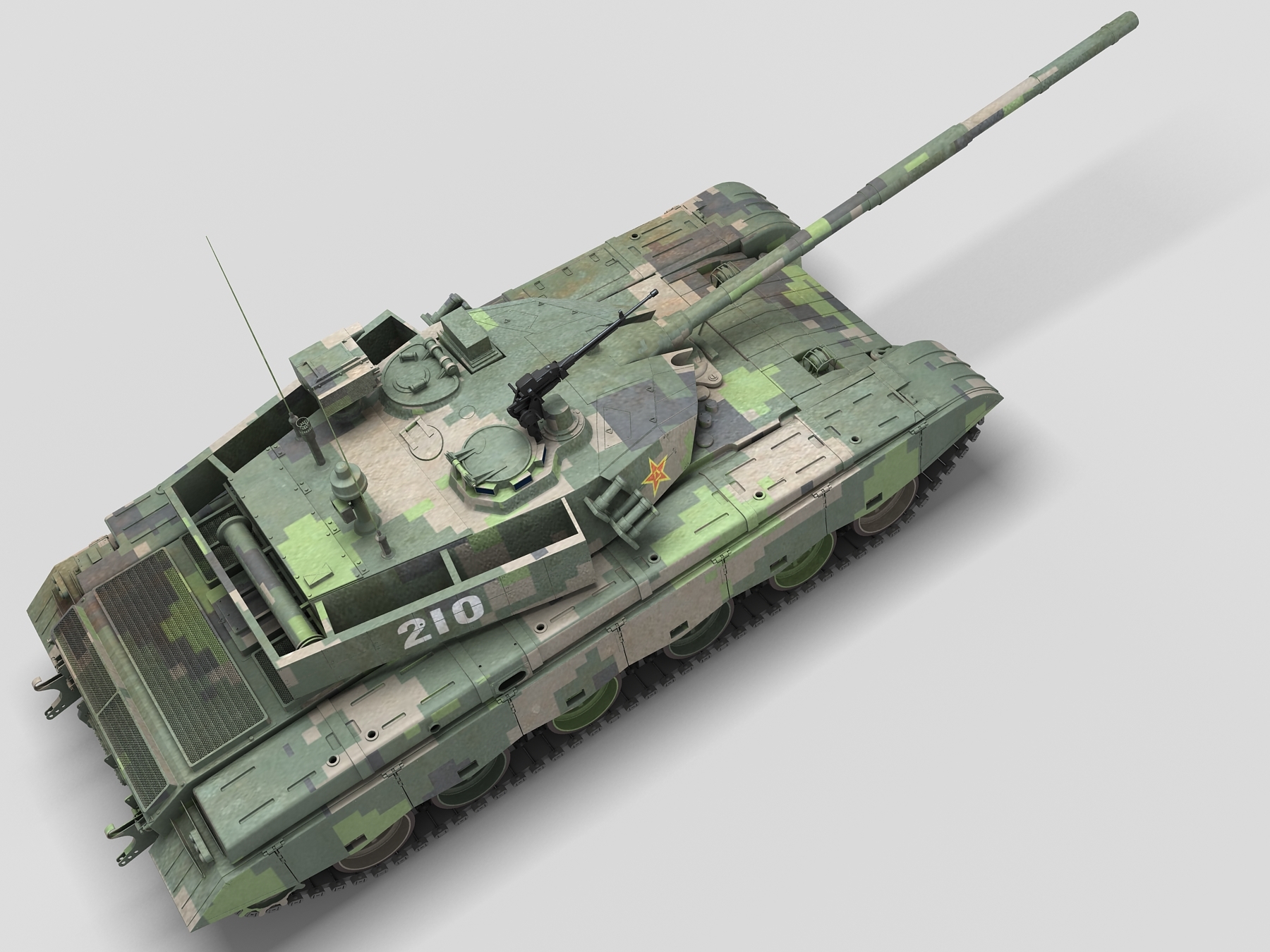 Type 99 chinese tank 3D model TurboSquid 1253076