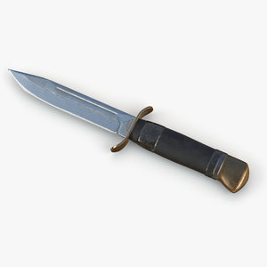 combat knife hp40 3D