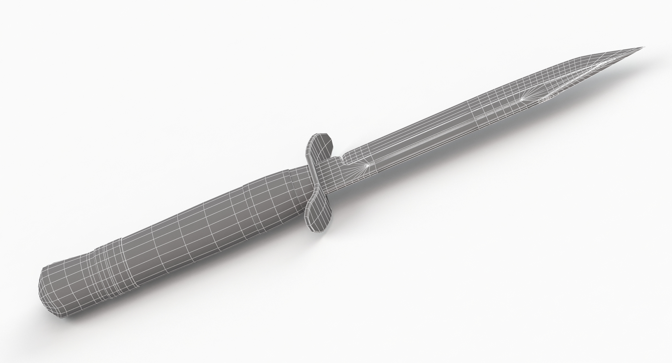 Combat knife hp40 3D - TurboSquid 1253186