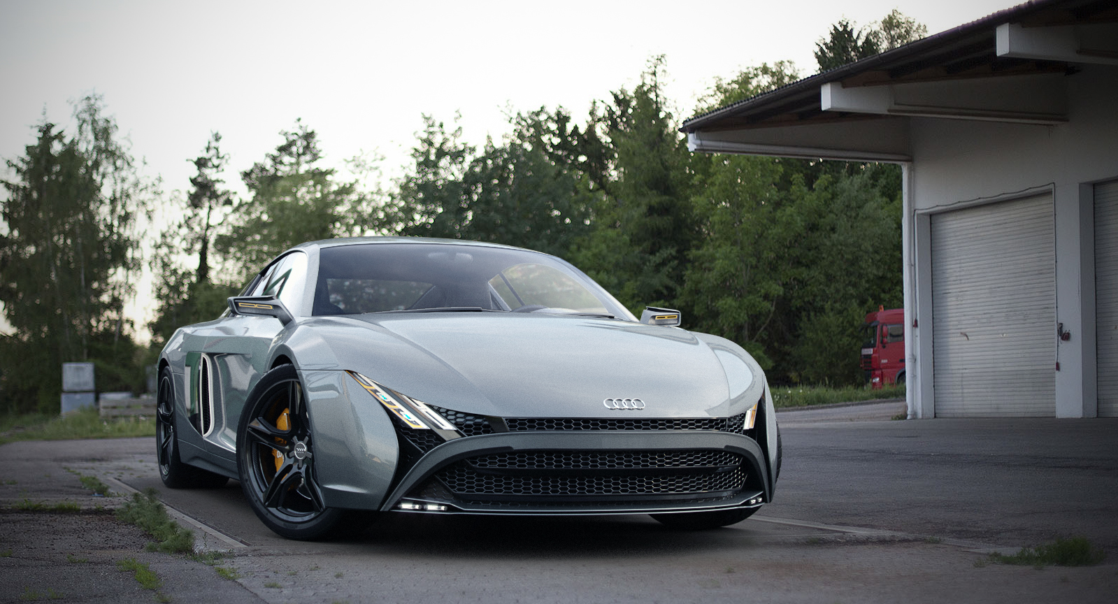 audi r10 concept 3d