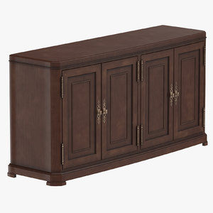 3D classical sideboard model