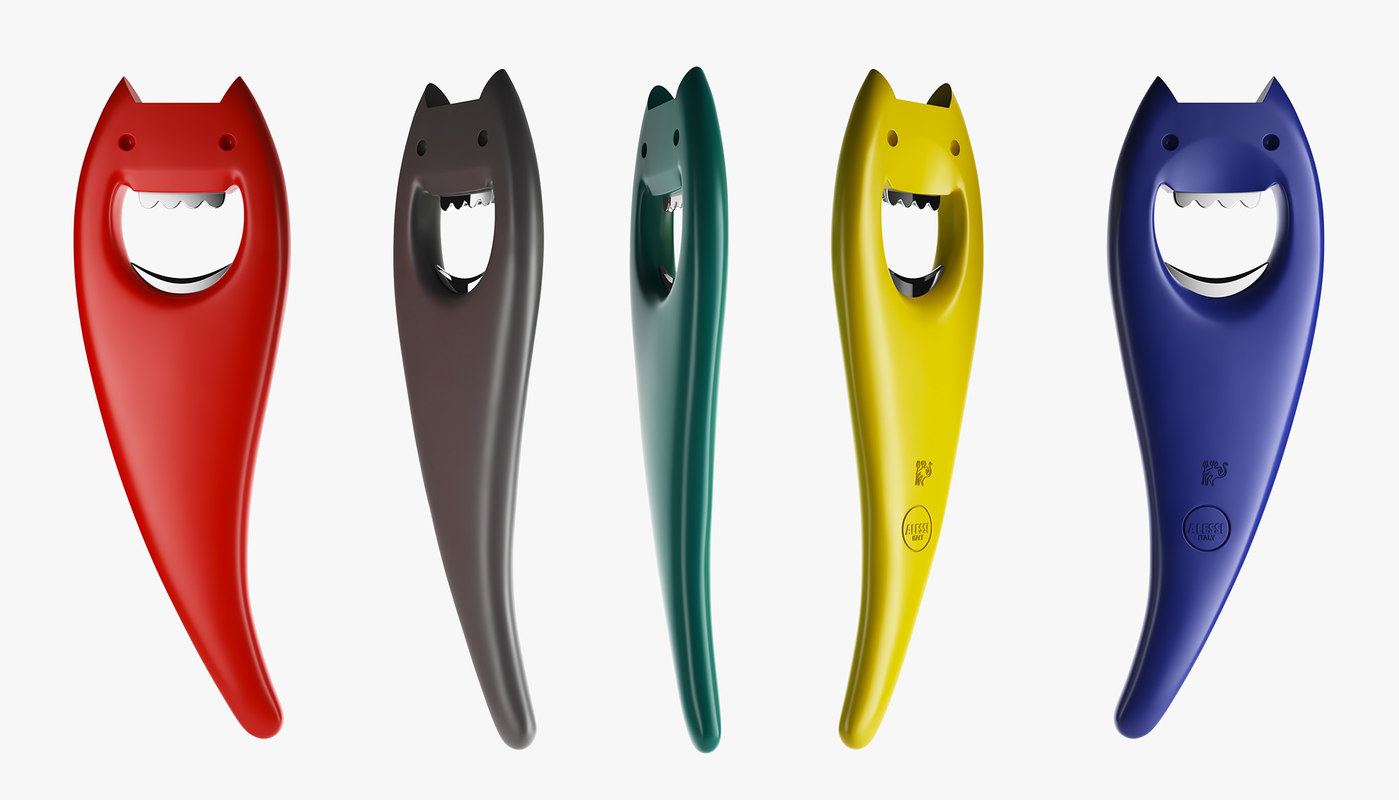 Apri Bottiglie Alessi Diabolix Giallo - Design Iconico Per La Tua Cucina