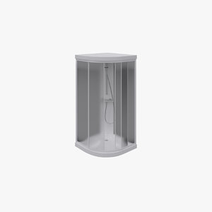3D shower cabin model