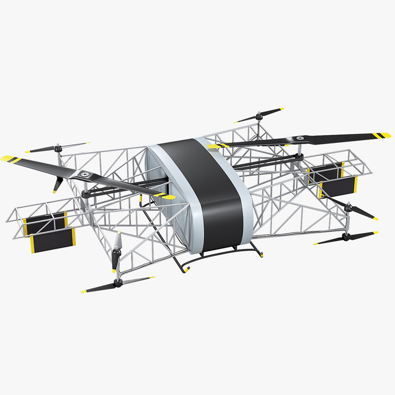 Heavy lift drone skyf 3D model - TurboSquid 1254070