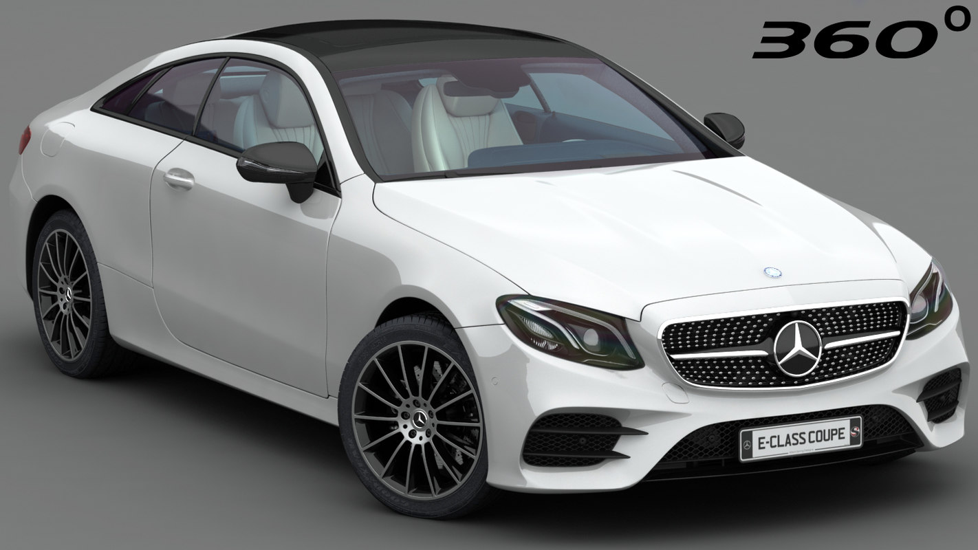 3d Mercedes E Class Coupe 2018 Turbosquid 1254211