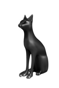 egypt cat statue 3D model