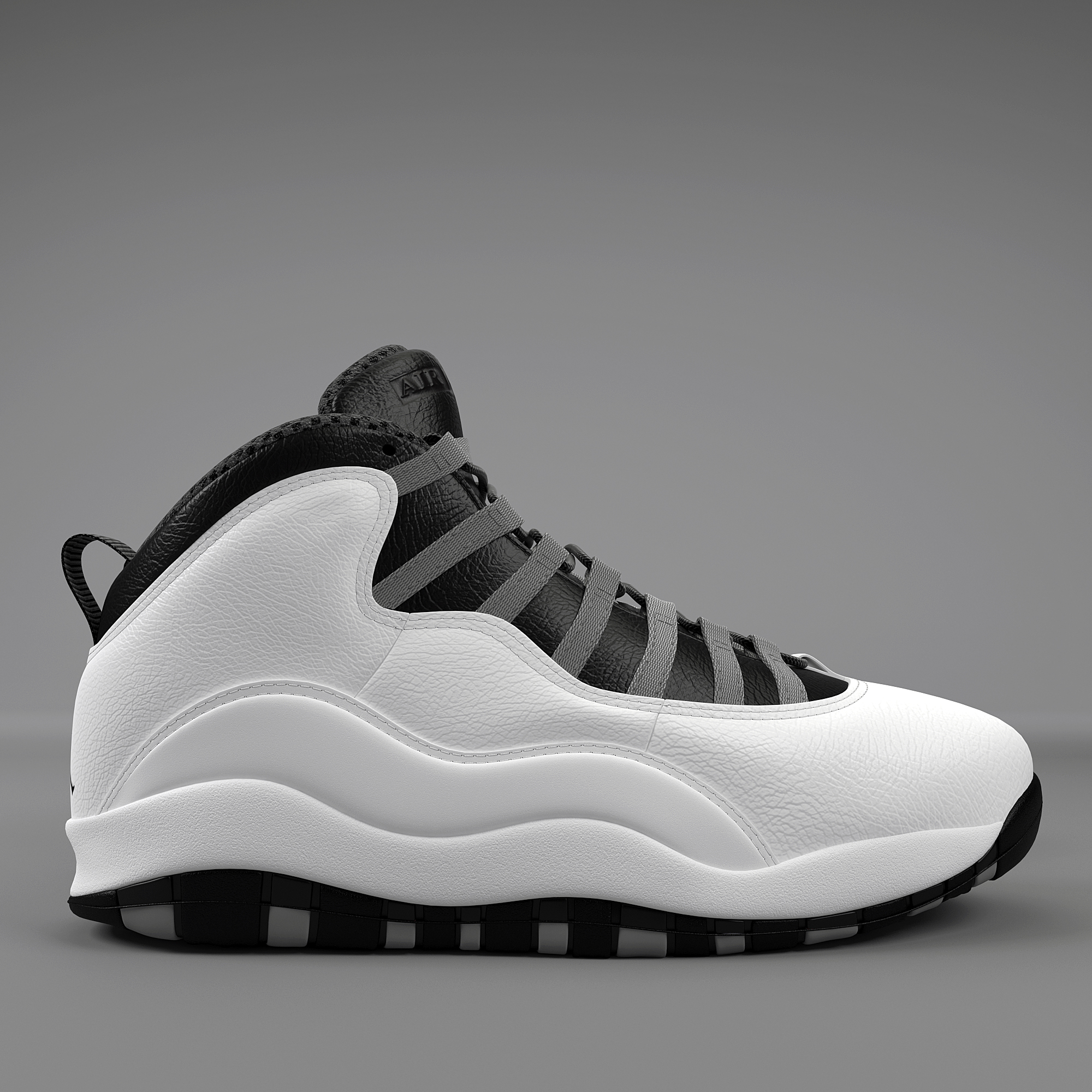 air jordan 10复古耐克3d模型