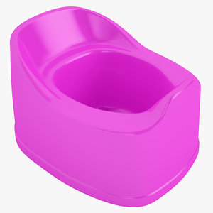3D model baby toilet