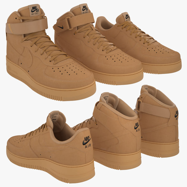 nike air force 1 3d model