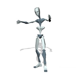 Businessman stand with Newspaper
