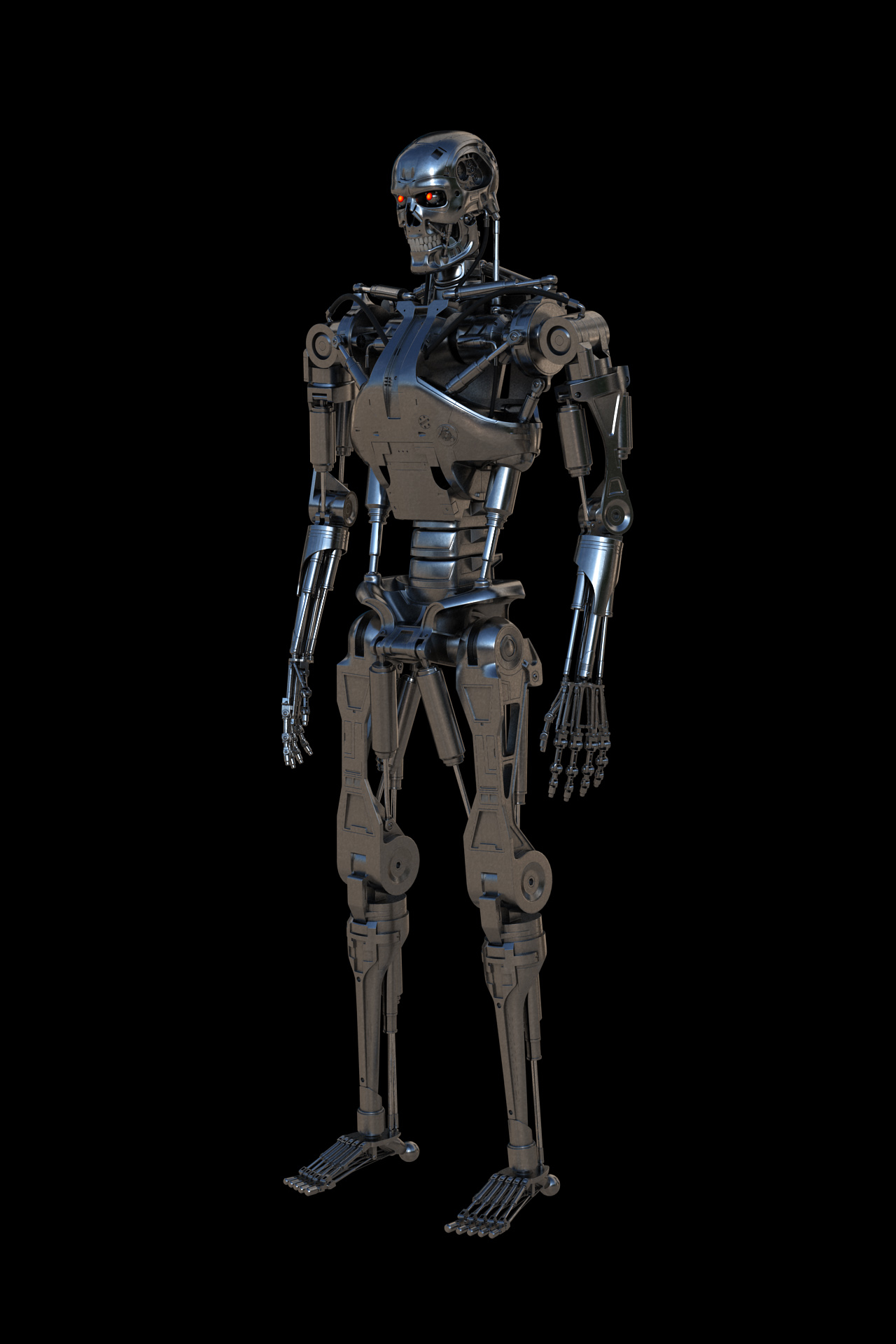 3D model terminator t-800 endoskeleton - TurboSquid 1254583