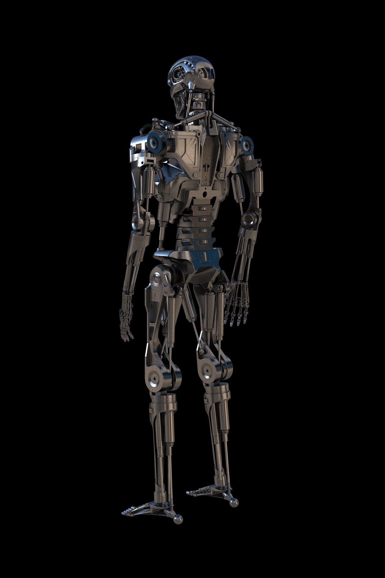 3D model terminator t-800 endoskeleton - TurboSquid 1254583