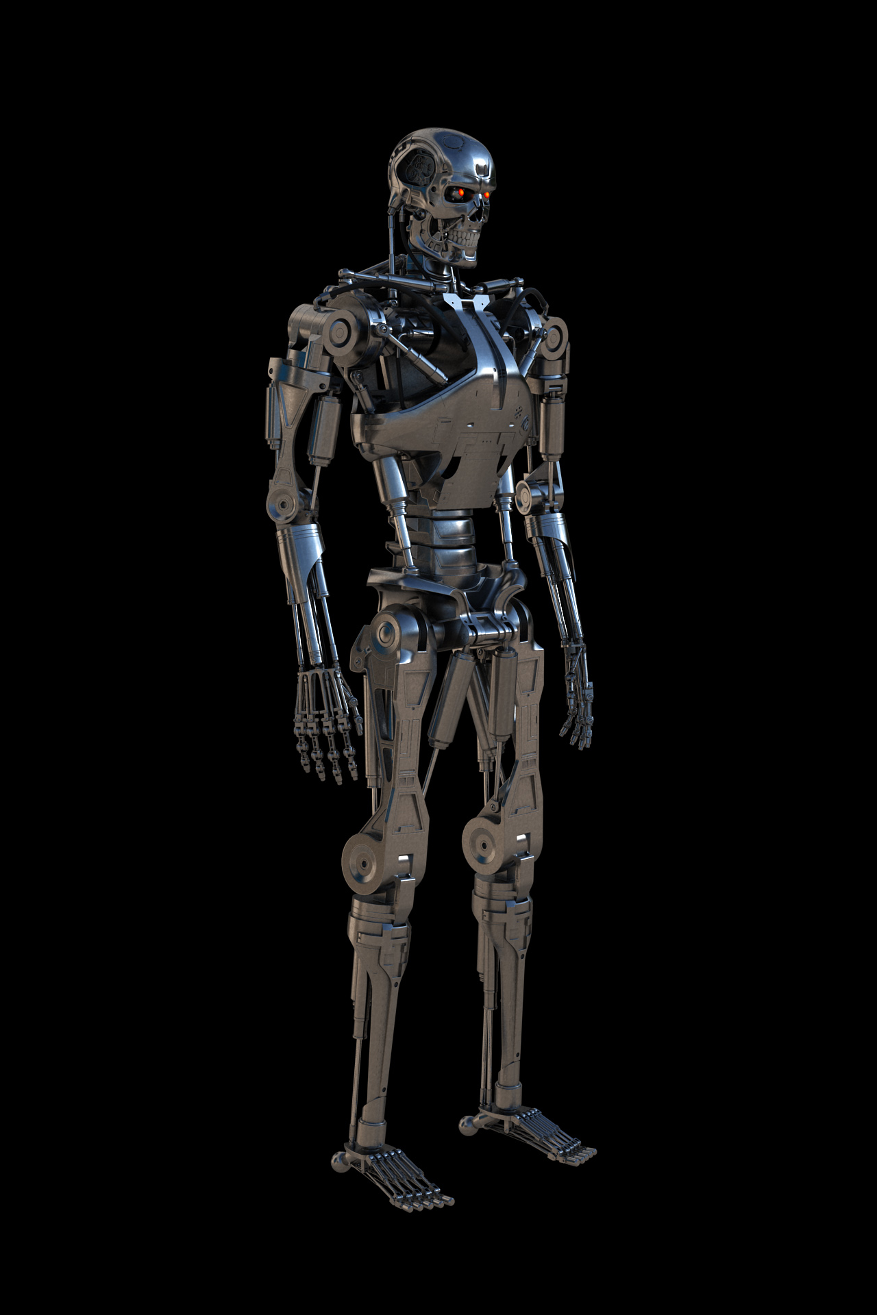 3D model terminator t-800 endoskeleton - TurboSquid 1254583