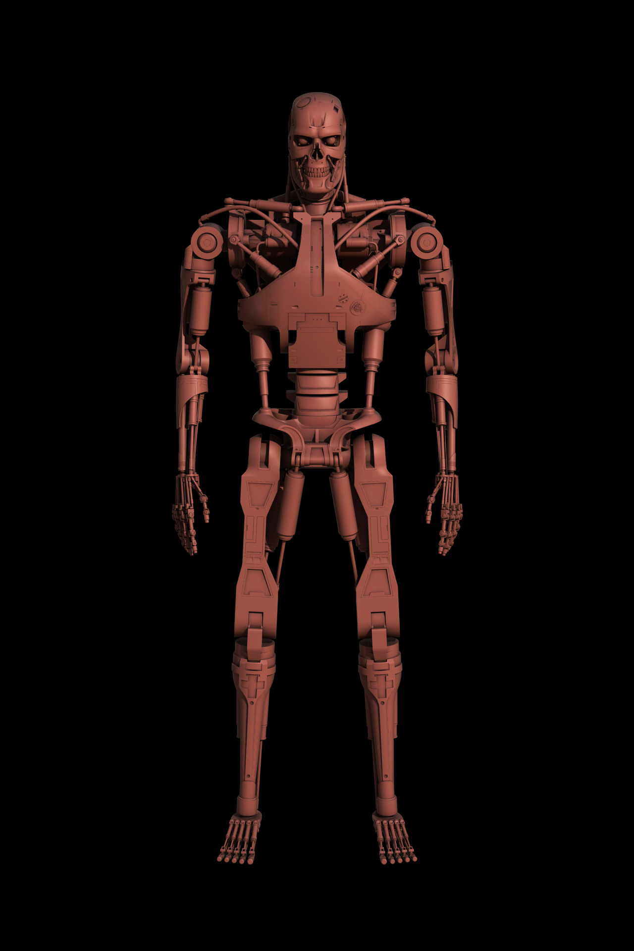 3D model terminator t-800 endoskeleton - TurboSquid 1254583