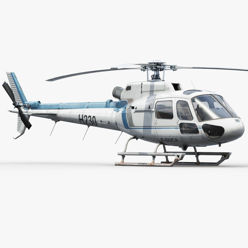 eurocopter h125 3d model