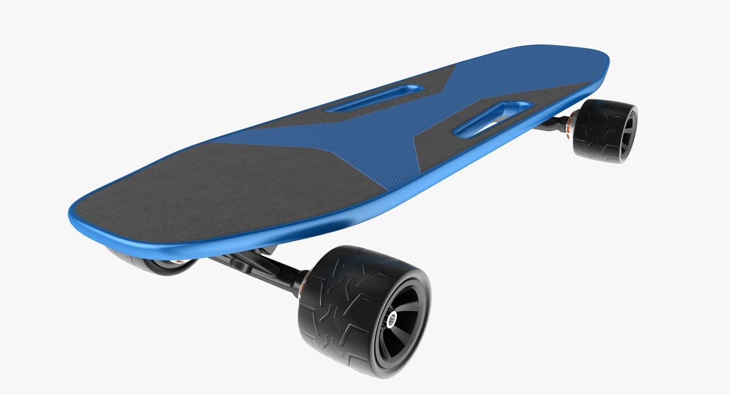 Electric skateboard 3D model TurboSquid 1254677