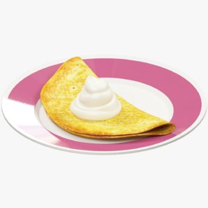pancake plate 3D