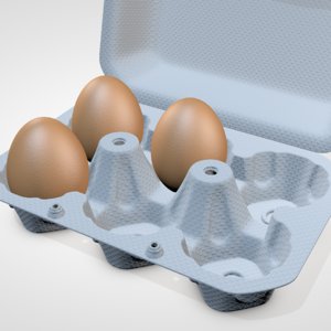 egg box 3D model