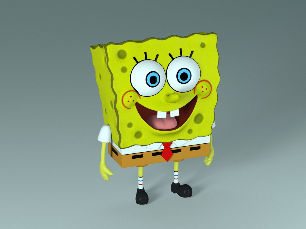 Character spongebob squarepants 3D - TurboSquid 1254769