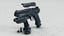 3D gun boxes scifi -