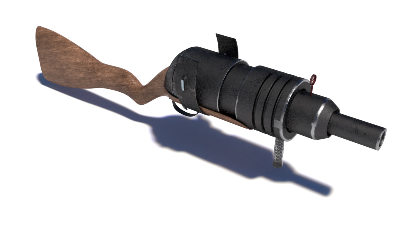 Dwarf gun 3D - TurboSquid 1254952