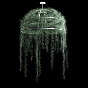spanish moss dome 3D model