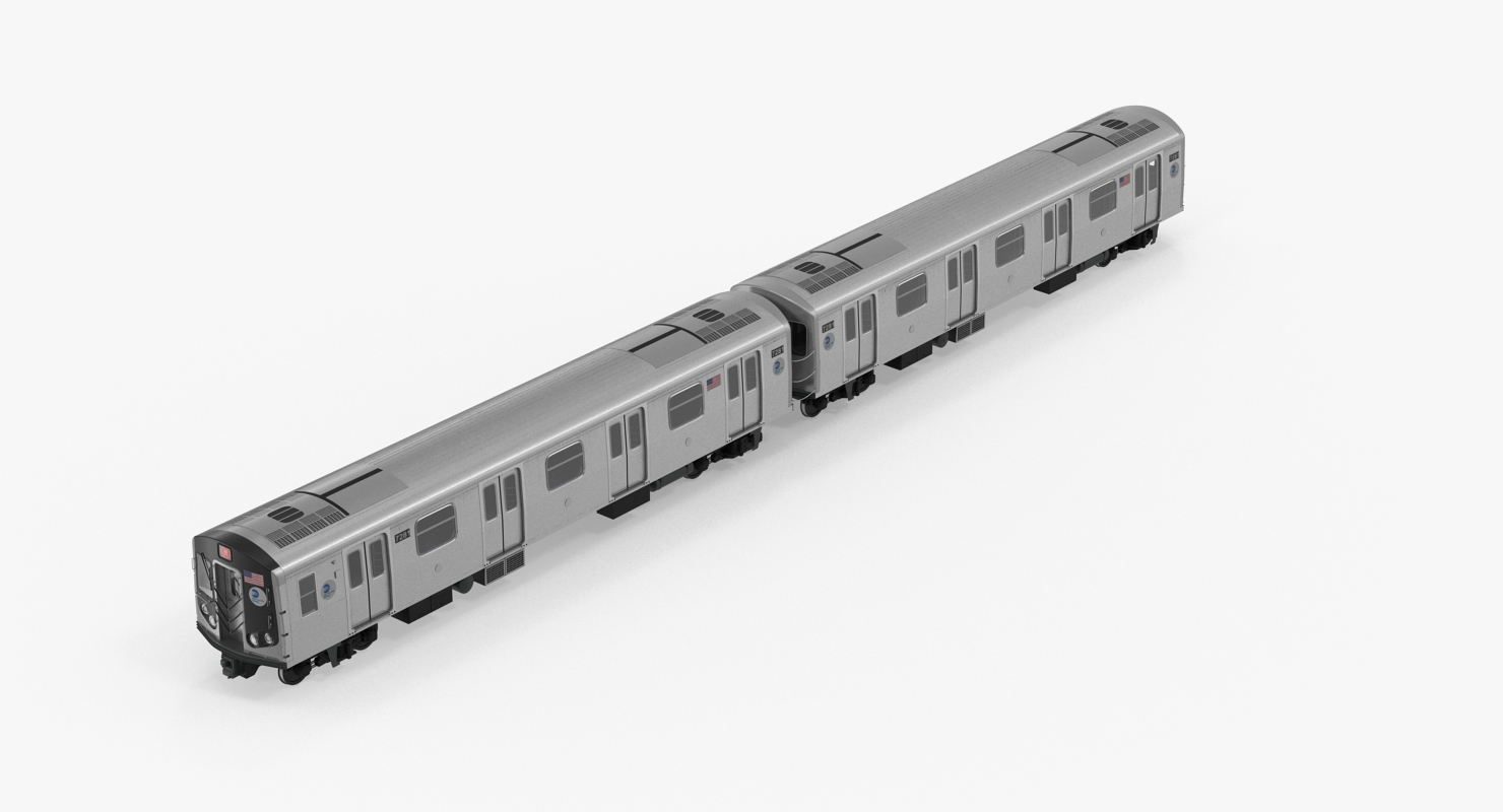 r160纽约地铁车3d模型