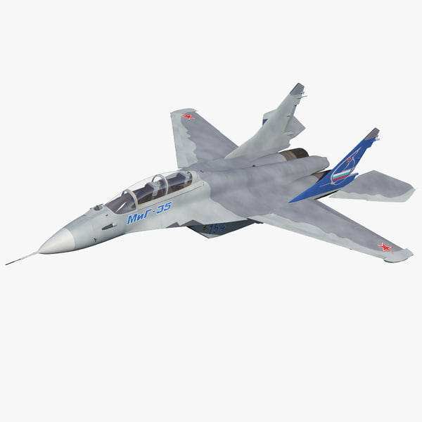 戦闘機mikoyan Mig 35またはfulcrum F Rigged3dモデル Turbosquid