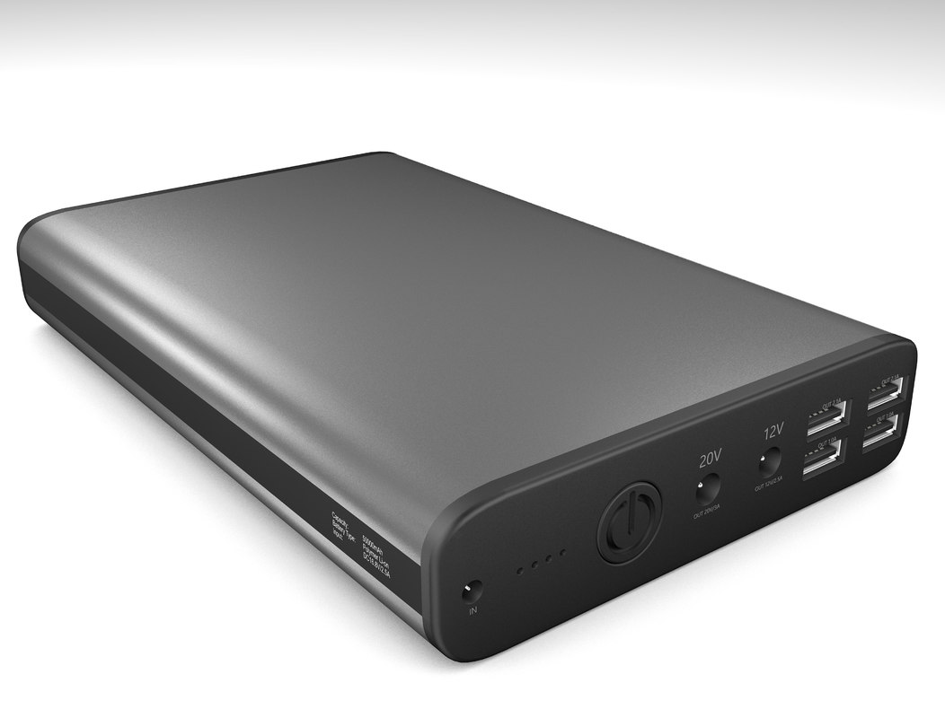 3D laptop power bank - TurboSquid 1254889