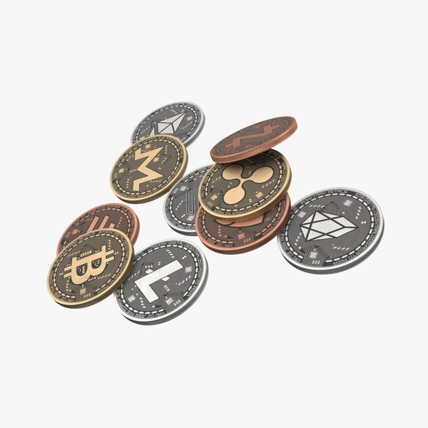 3D coins bitcoin eos