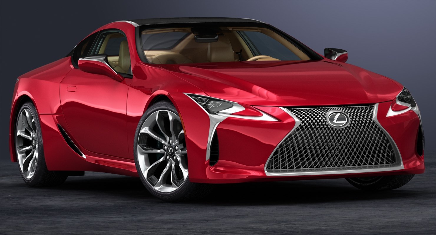 2017 lexus lc 500 3d model