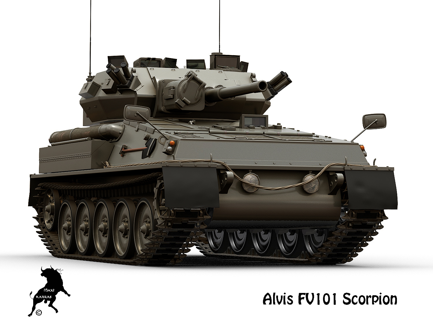 3D alvis fv101 scorpion model - TurboSquid 1255263