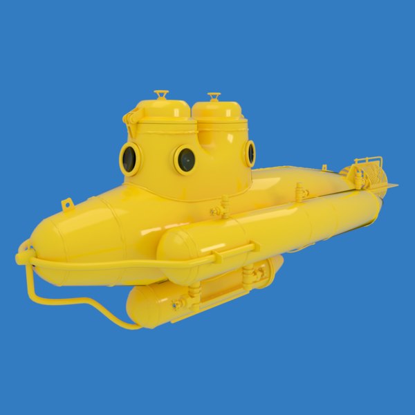 3D модель подводная лодка - TurboSquid 1255313