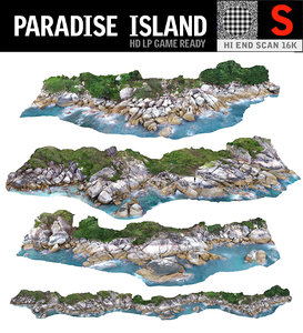 3D paradise island pack 3