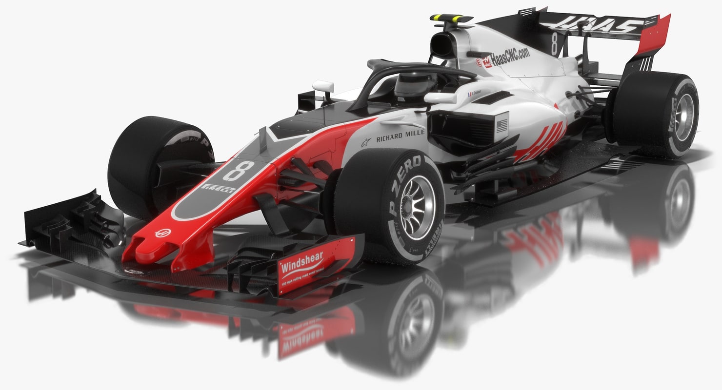 haas f1 model car