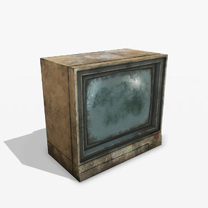 3D old monitor pbr