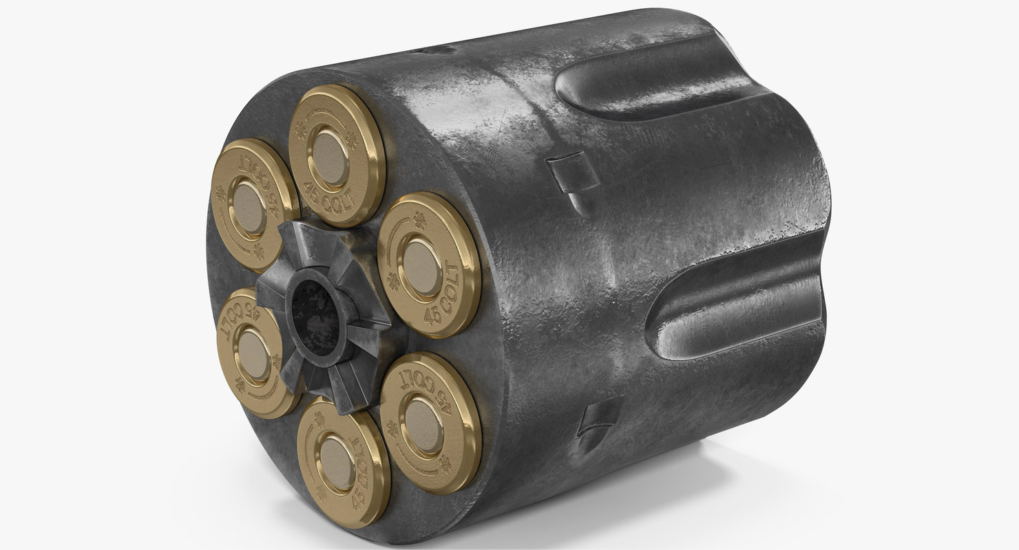 Revolver cylinder 2 3D model - TurboSquid 1256040