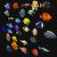 41 fish aquarium model