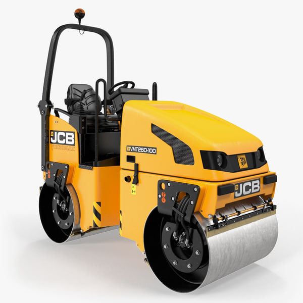 コンパクトタンデム振動ロードローラーjcb3dモデル Turbosquid