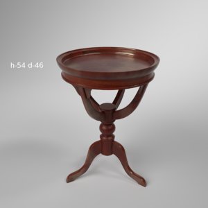 3D interior satin furniture coffe table