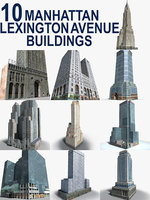 10 MANHATTAN Lexington Avenue Buildings