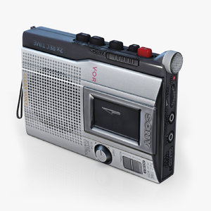 cassette player 3D model