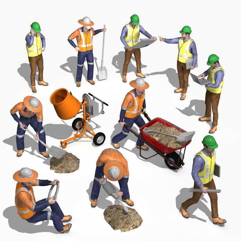 Workman engineer 3D model - TurboSquid 1256677