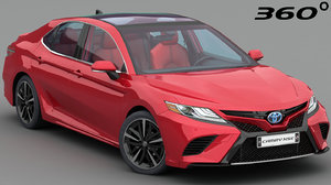 3D toyota camry xse 2018 model