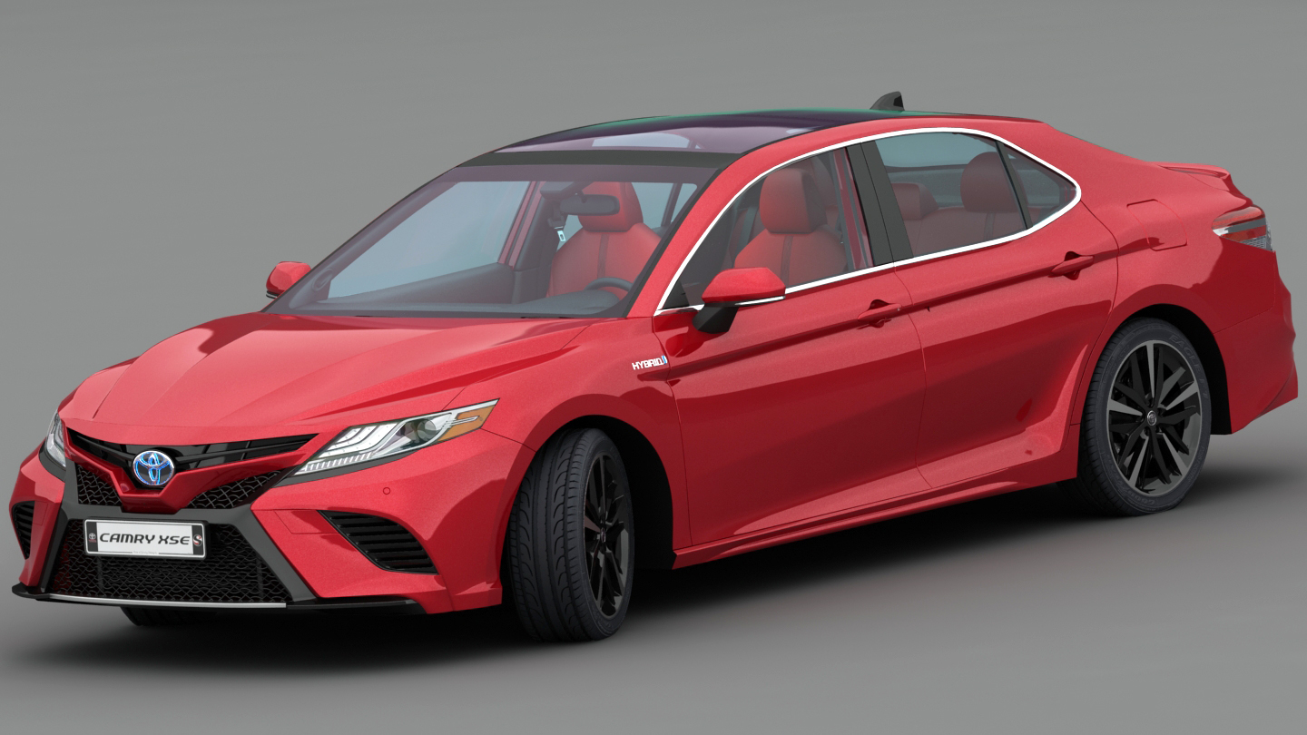 modèle 3D de Toyota Camry XSE 2018 (Modèle complet) TurboSquid 1256766
